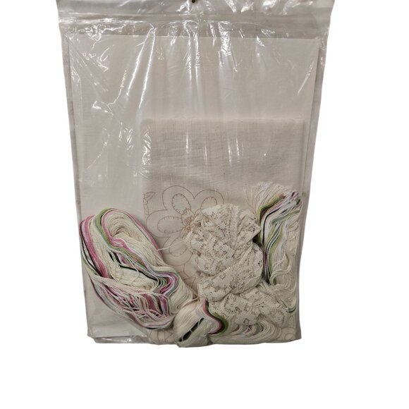 Something Special Candlewicking Embroidery Dogwood Pillow Kit - Picture 3 of 3